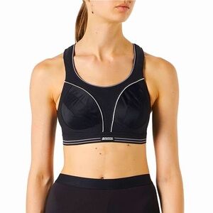 Shock Absorber 38 C Ultimate Run High Impact Sports Bra - Black/Silver